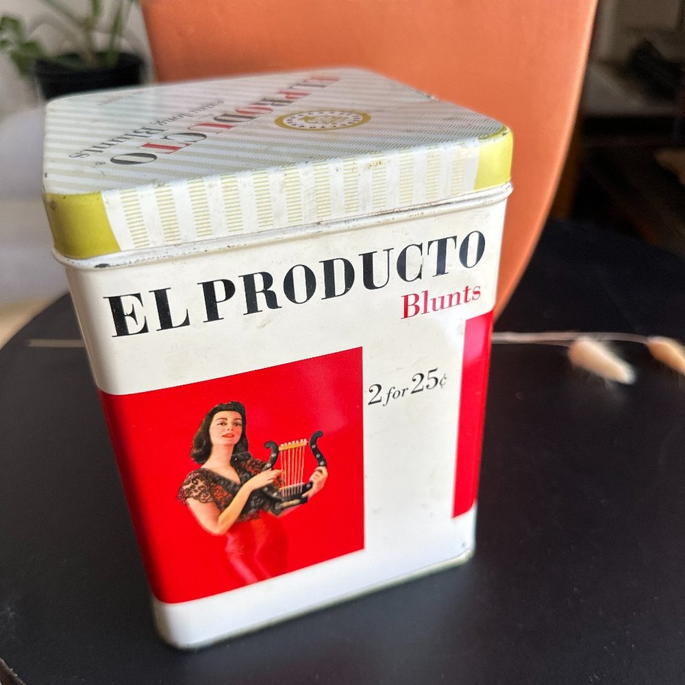 El Producto Cigar Tin - Empty, Collectible, Antique, Vintage